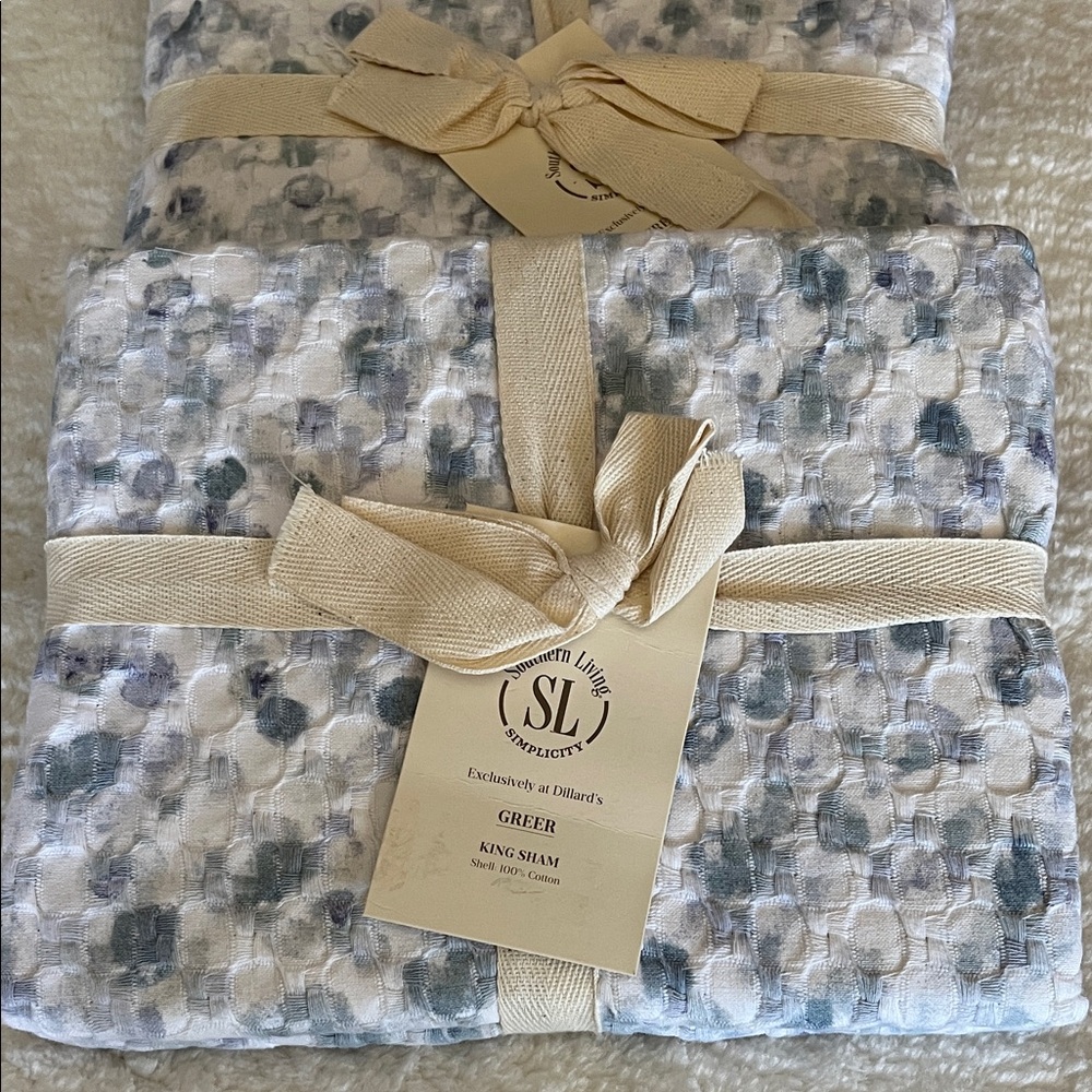 Two King Shams - Southern Living Soft Cotton NWT
